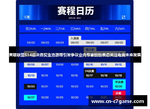 英雄联盟S14总决赛奖金池激增引发争议业内专家纷纷表态关注电竞未来发展 英雄联盟S14总决赛奖金池激增引发争议业内专家纷纷表态关注电竞未来发展