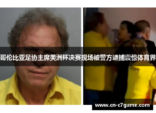 哥伦比亚足协主席美洲杯决赛现场被警方逮捕震惊体育界